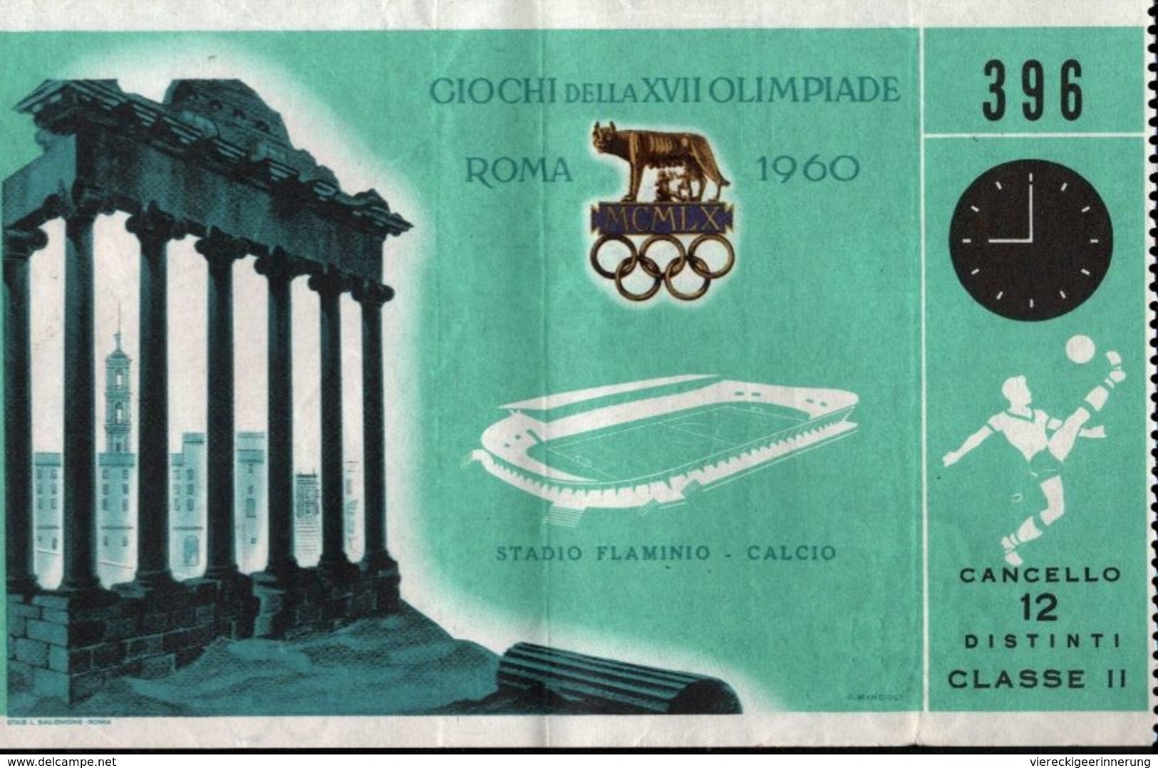 ! Olympiade Rom , Roma, 1960 Interessantes Konvolut über 25 Teile, 9 Eintrittskarten, Programme, Reiseunterlagen Etc. - Ete 1960: Rome