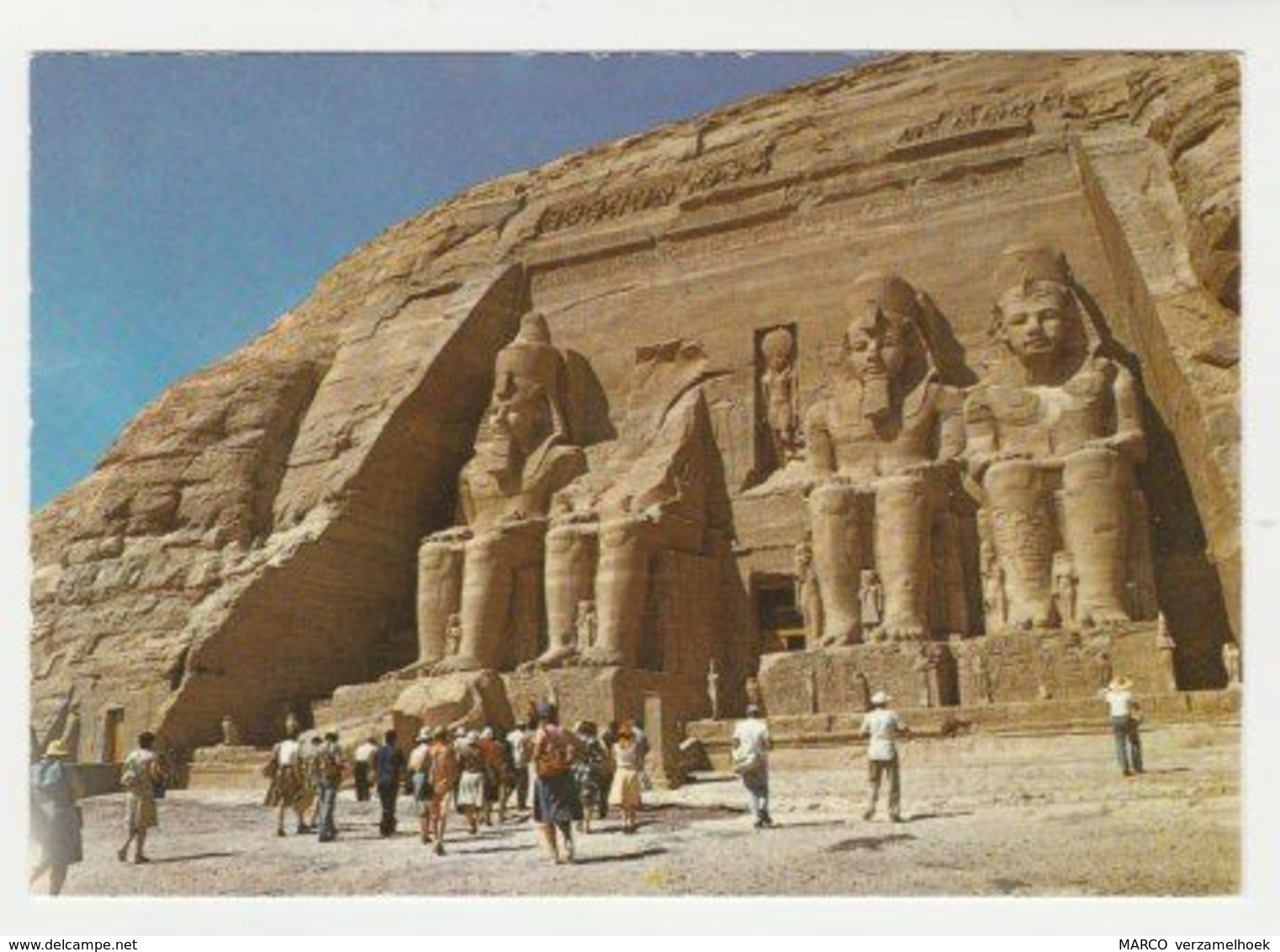 Ansichtkaart-postcard Egypte-egypt The Temple Of Abu-sémbel - Tempels Van Aboe Simbel