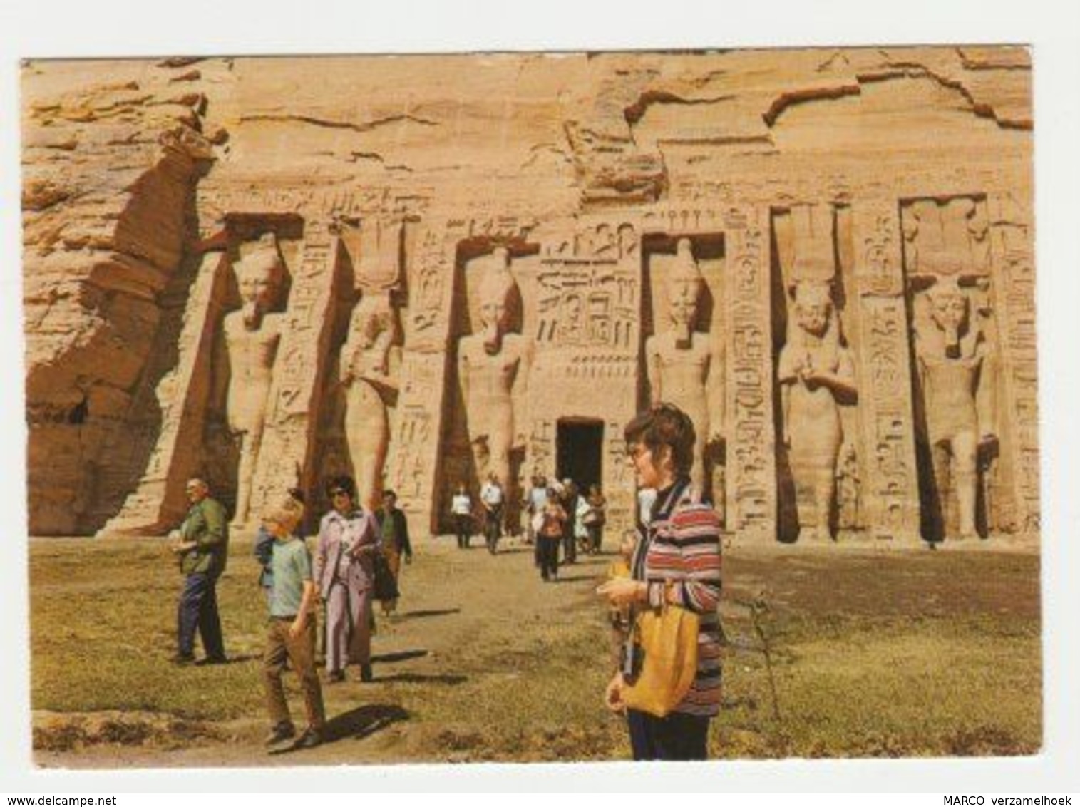 Ansichtkaart-postcard Egypte-egypt The Temple Of Abu-sémbel - Abu Simbel