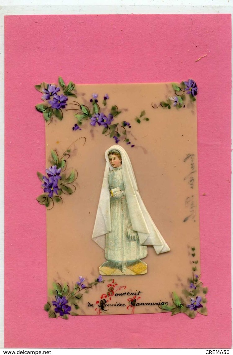 CANIVET  - Belle Image En Rodoïd - Souvenir De Communion - Devotion Images