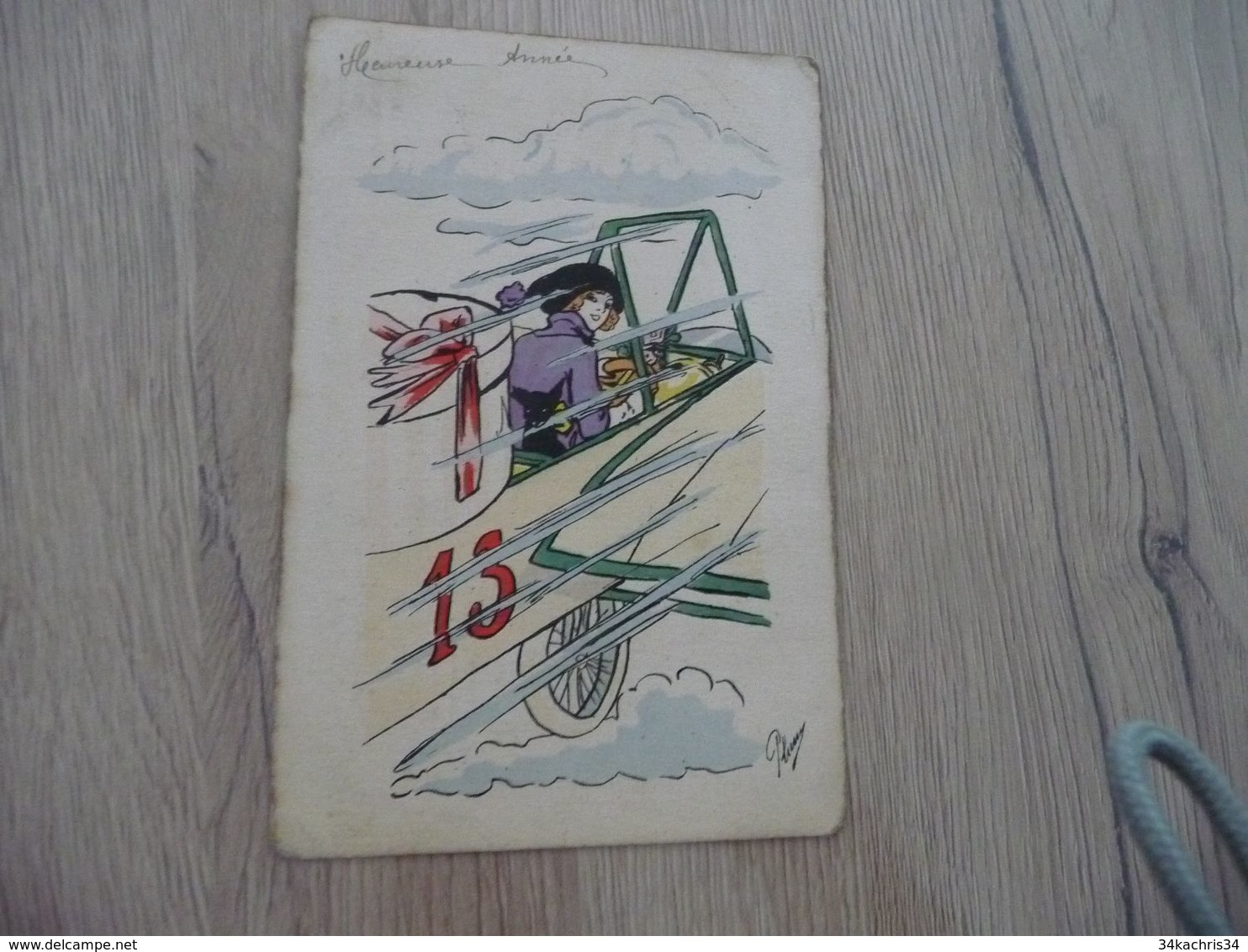 CPA Illustrée Par Phény Avion Air Plane - ....-1914: Precursori