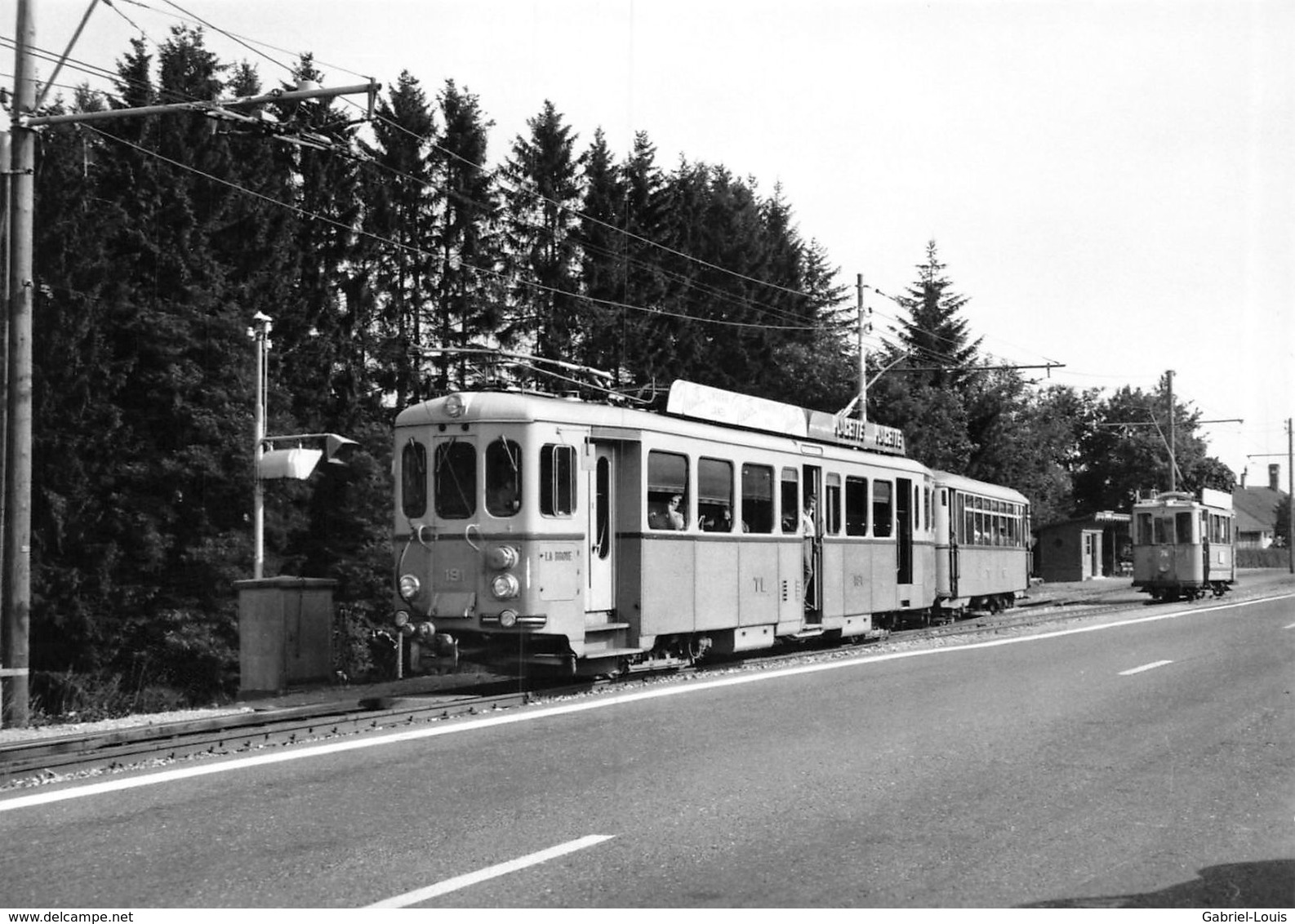 BVA -  Transports Publics Lausannois (TL T.L.) BFZ 4/4 191 "La Broye" Train Pour Mézières Navette Savigny Marin - Jorat-Mézières