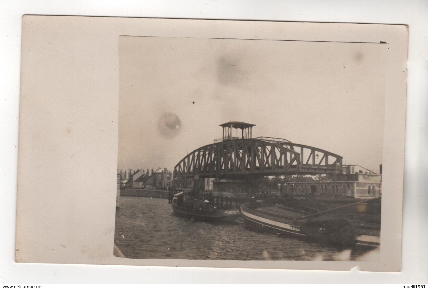 +1242, FOTO-AK, WK I, Drehbrücke Bei Boom, Belgien - War 1914-18