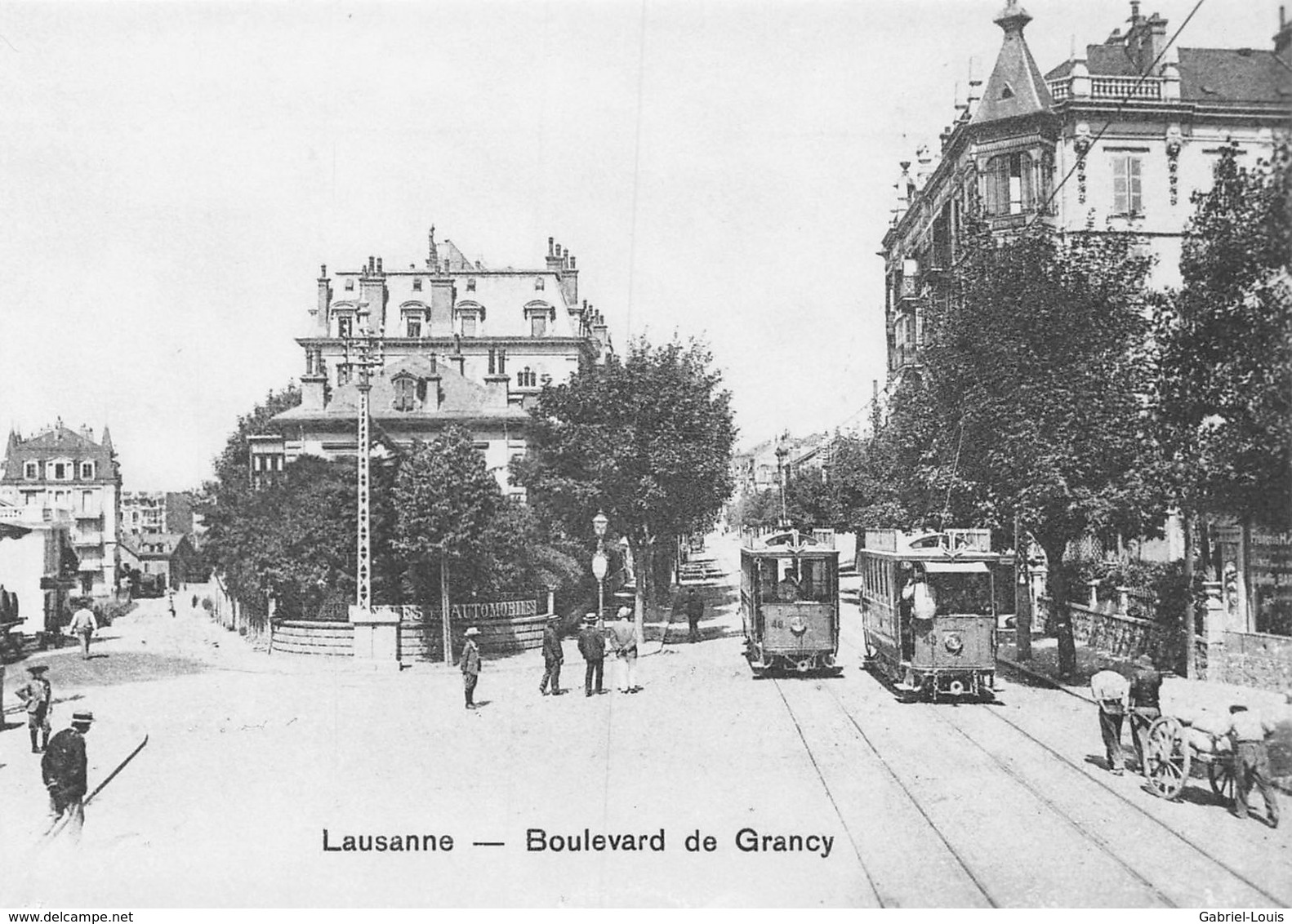 BVA -  Transports Publics Lausannois (TL T.L.) Lausanne Boulevard De Grancy Ce 2/2 48 Et 43 - Grancy