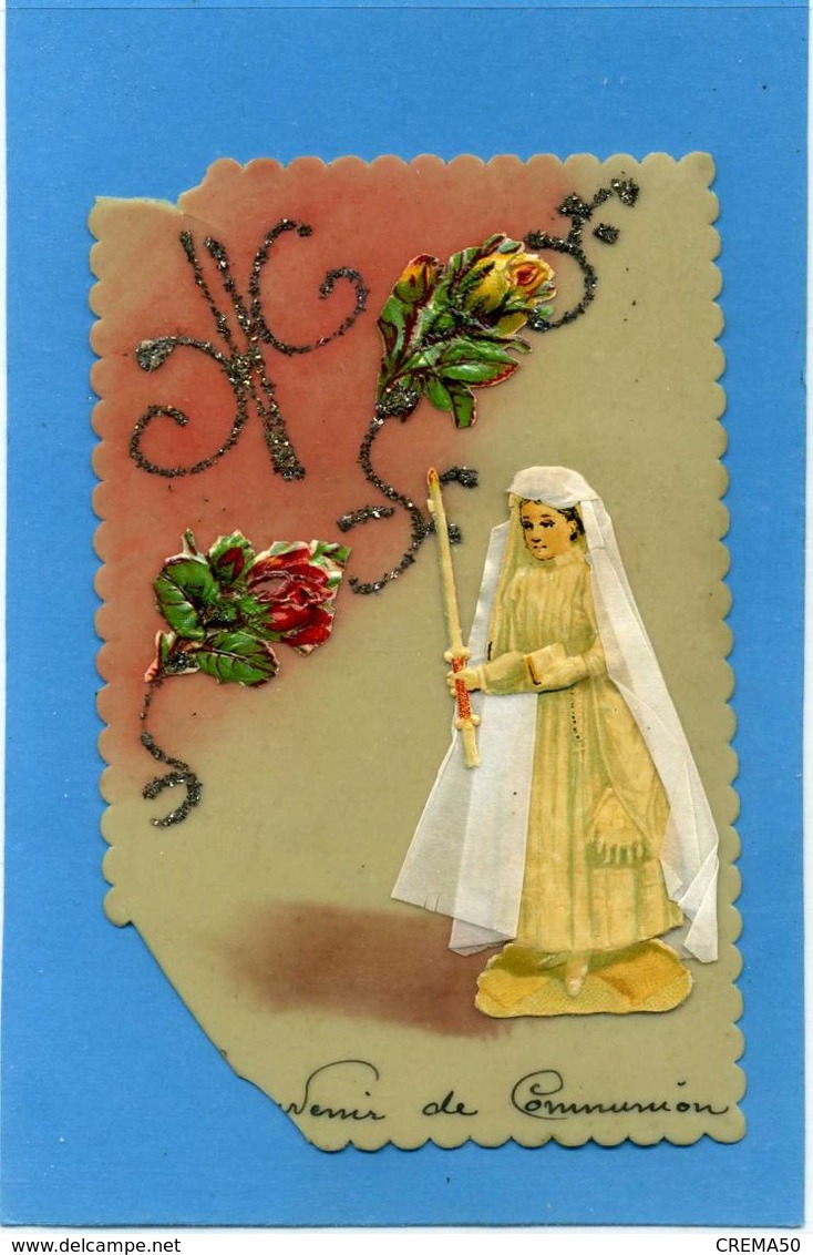 CANIVET  -  Souvenir De Communion - Image En Rodoïd - Images Religieuses
