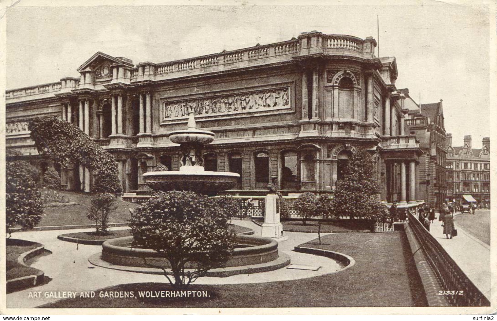 WEST MIDLANDS - WOLVERHAMPTON - ART GALLERY AND GARDENS Wm189 - Wolverhampton