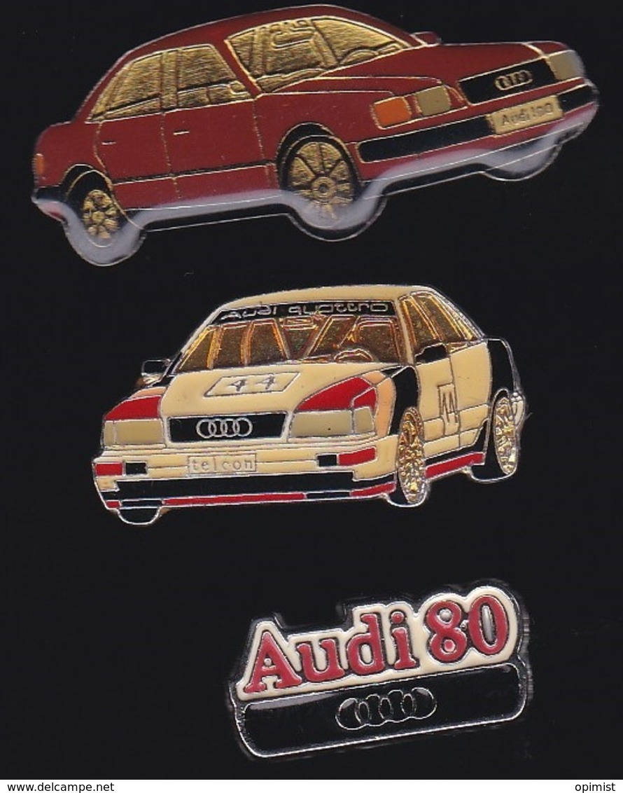 65650-Lot De 3  Pin's-Automobile.Audi. - Audi