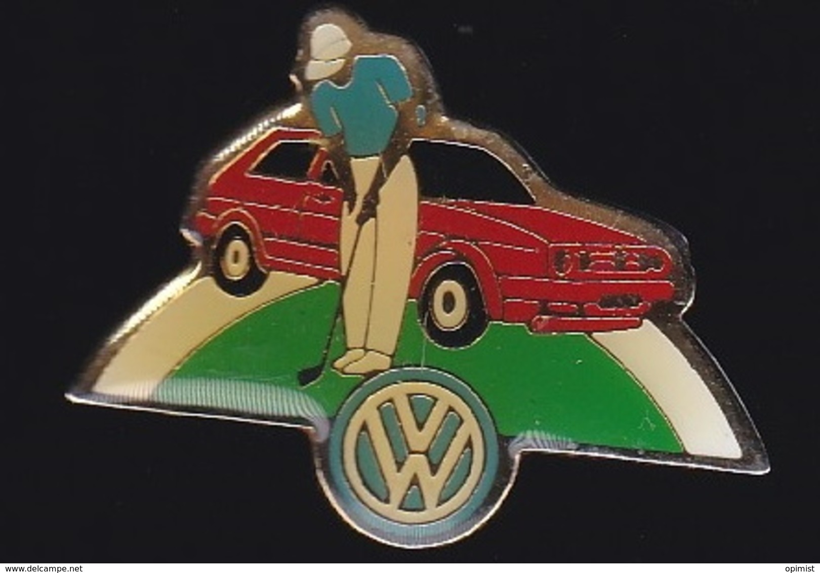 65653- Pin's-Automobile.Volkswagen.Golf. - Volkswagen