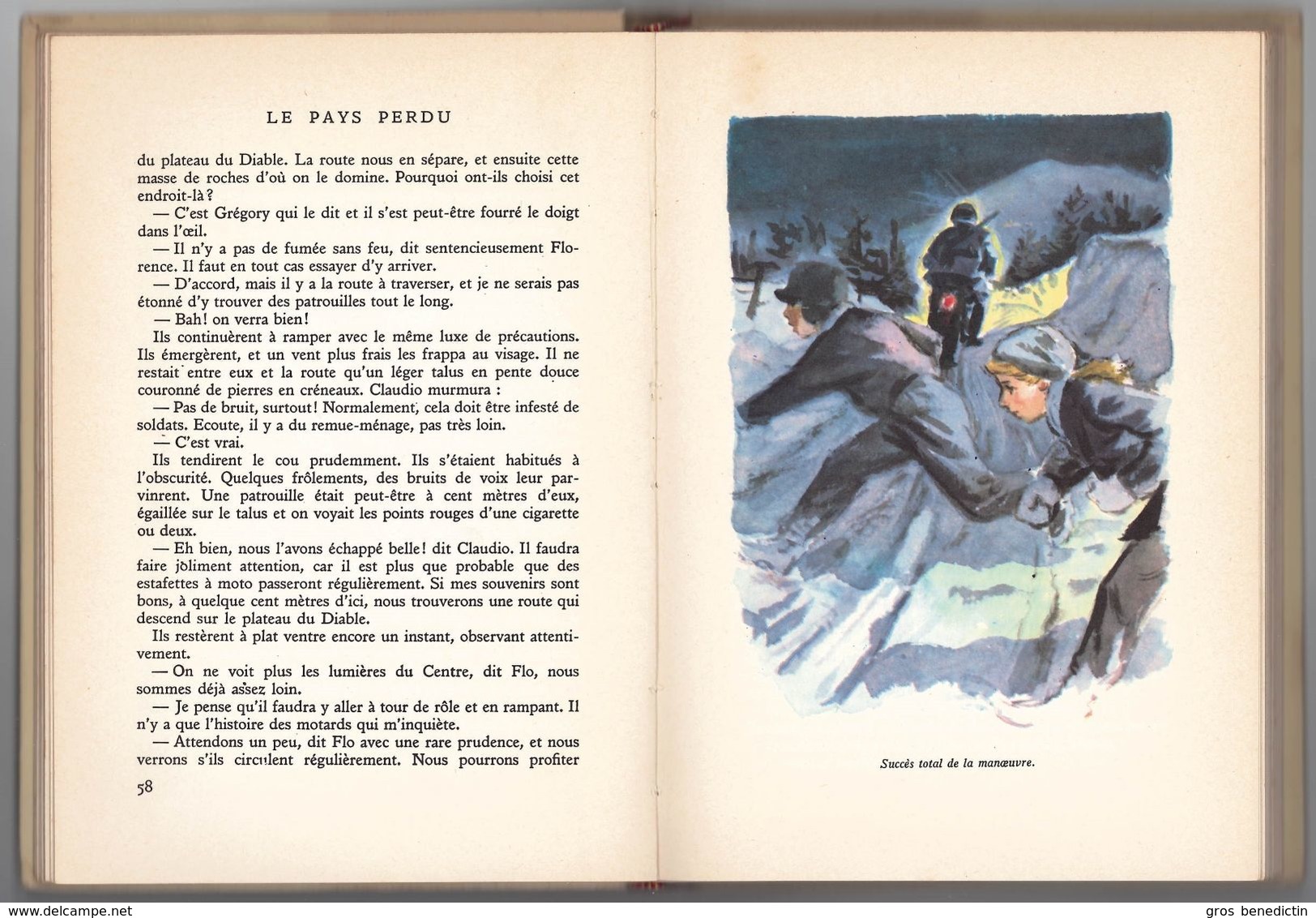 G.P. Rouge Et Or Souveraine N°135 - Cécile D'Argel - "Le Pays Perdu" - 1959 - #Ben&Souv&Div - Bibliotheque Rouge Et Or