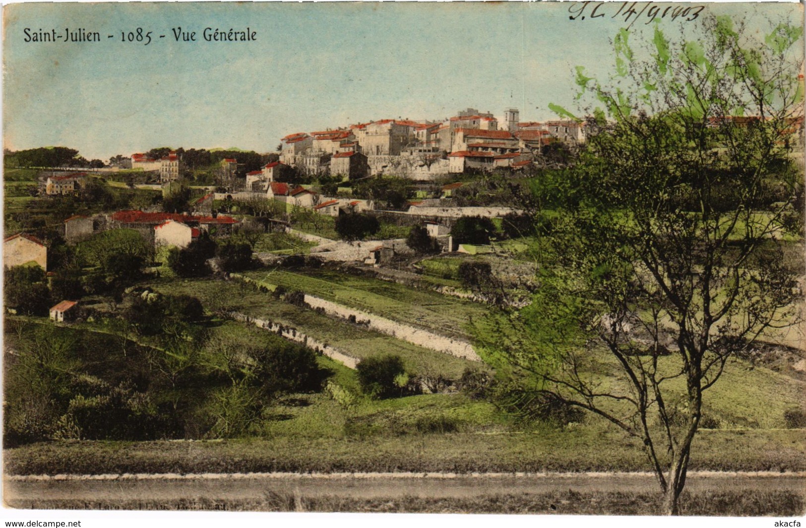 CPA MARSEILLE - St-Julien Vue Générale (986533) - Saint Barnabé, Saint Julien, Montolivet