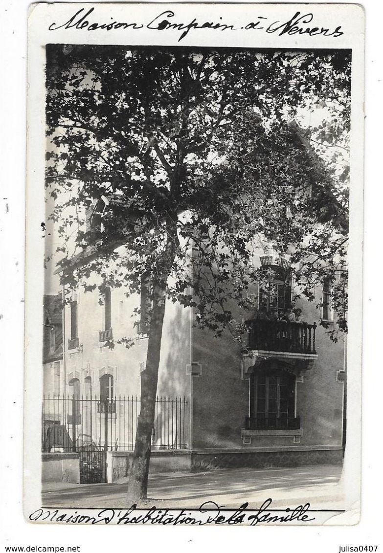 NEVERS (58) Carte Photo Maison D'habitation Compain - Nevers