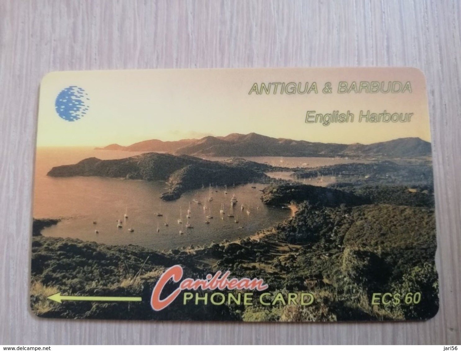 ANTIGUA & BARBUDA $ 60  ENGLISCH HARBOUR         ANT-13D  CONTROL NR: 13CATD WHITE      NEW C&W LOGO **2538** - Antigua U. Barbuda