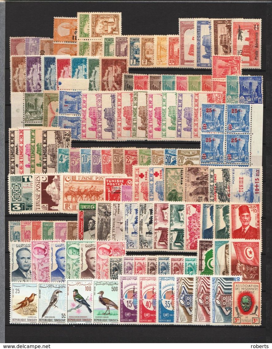 Tunisia 1921 - 1965, Mixed, Mint**/*. (32a) - Collections (without Album)