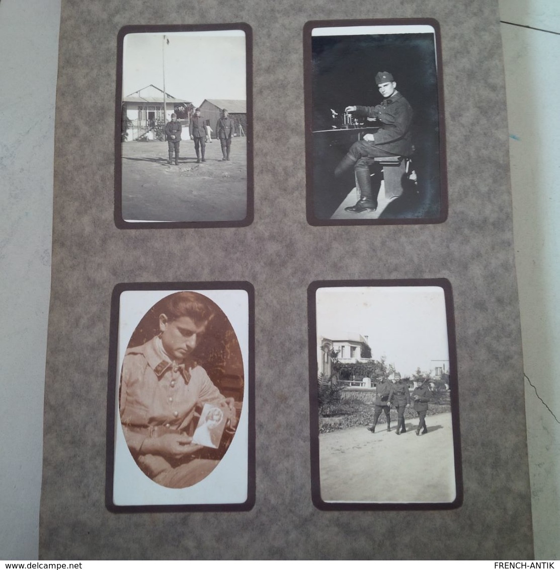 ALBUM DE 140 PHOTOS MAROC MILITARIA NON COLLER - Albums & Collections