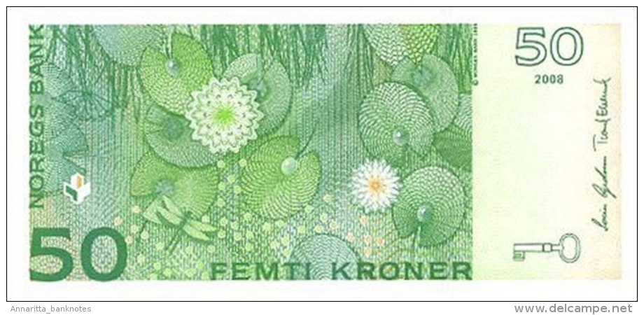 Norway 50 Kroner 2008, UNC (P-46c, ) - Norway