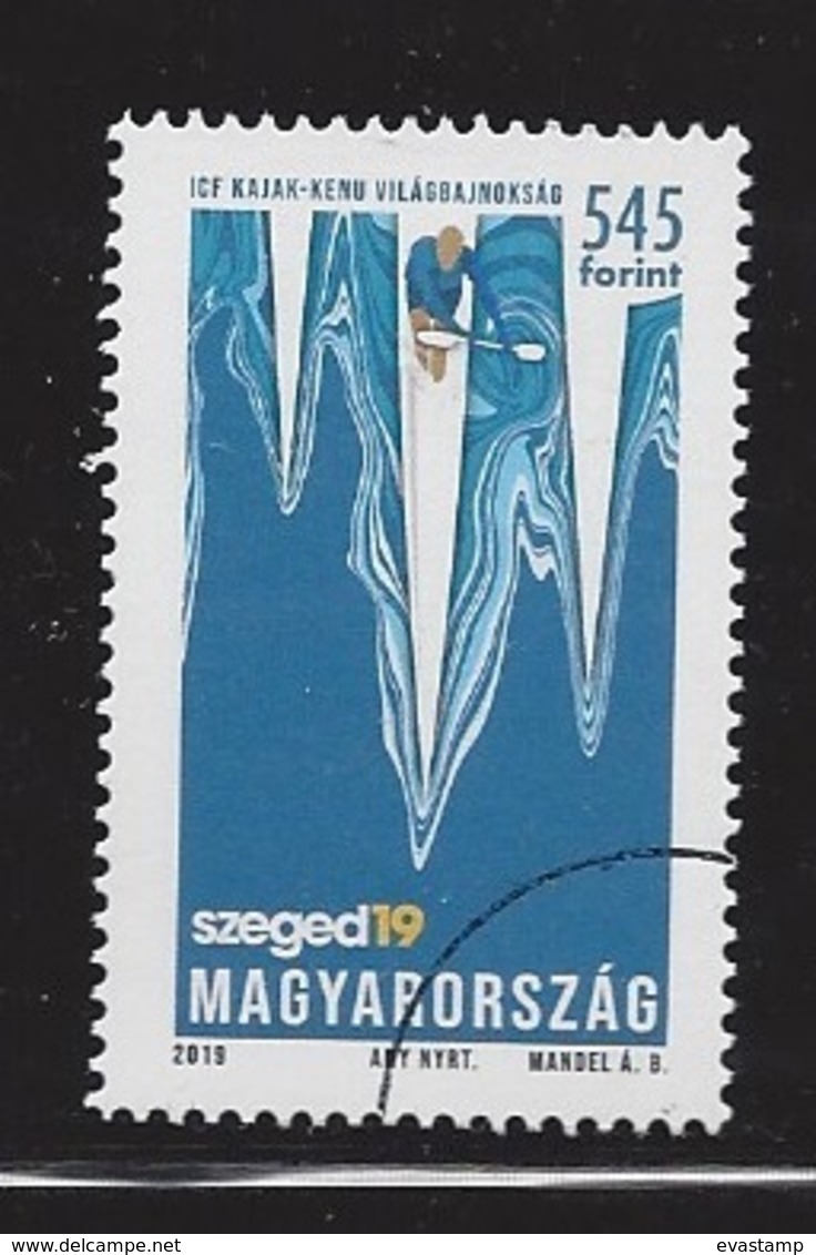 HUNGARY - 2019. Specimen - ICF Canoe Sprint World Championships, Szeged / Sport   Mi.:6054. - Essais, épreuves & Réimpressions