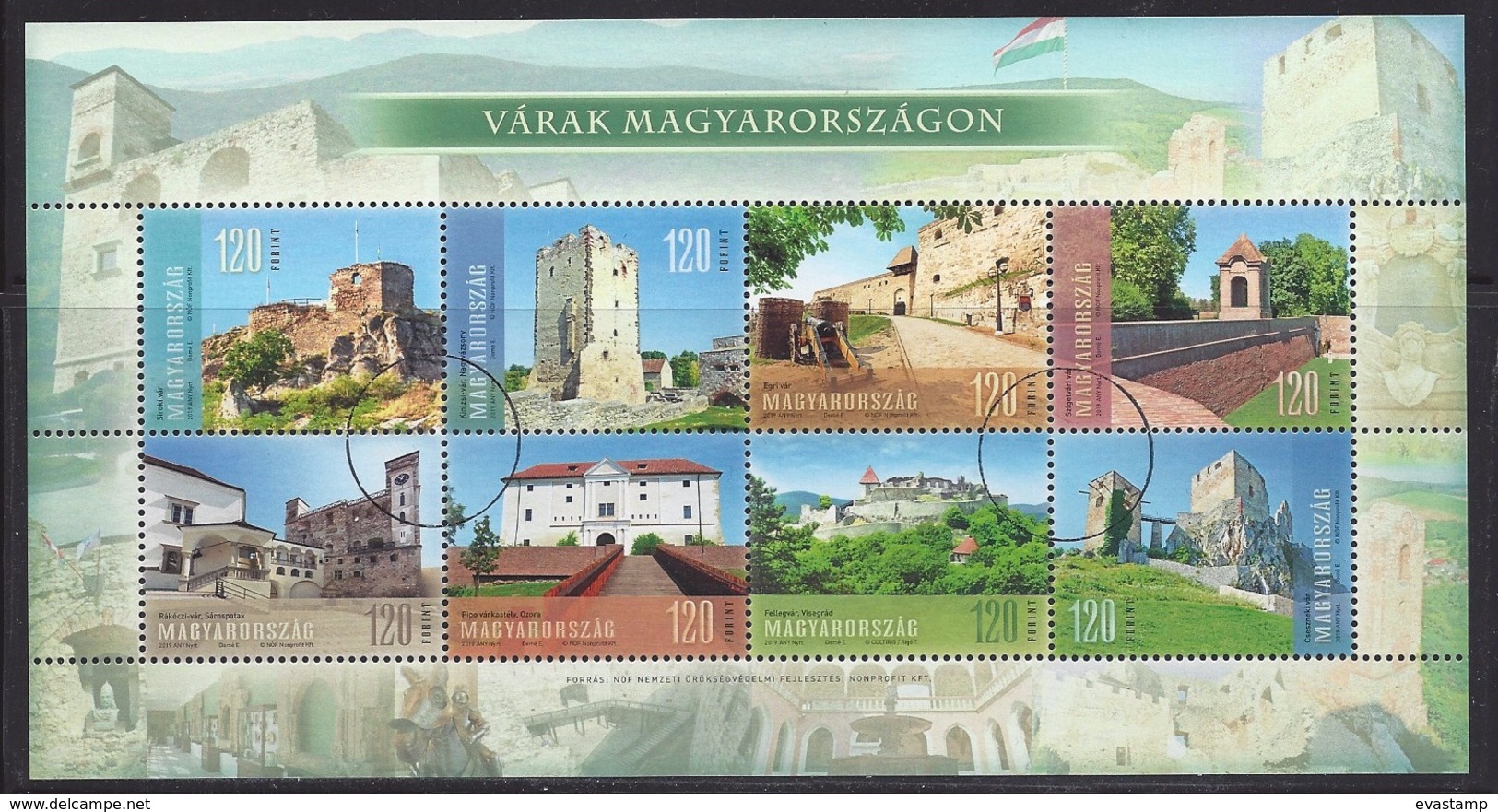 HUNGARY - 2019. Specimen S/S - Castles And Palaces In Hungary / Visegrad / Eger / Szigetvár / Sirok  Mi.:Bl.432. - Ensayos & Reimpresiones