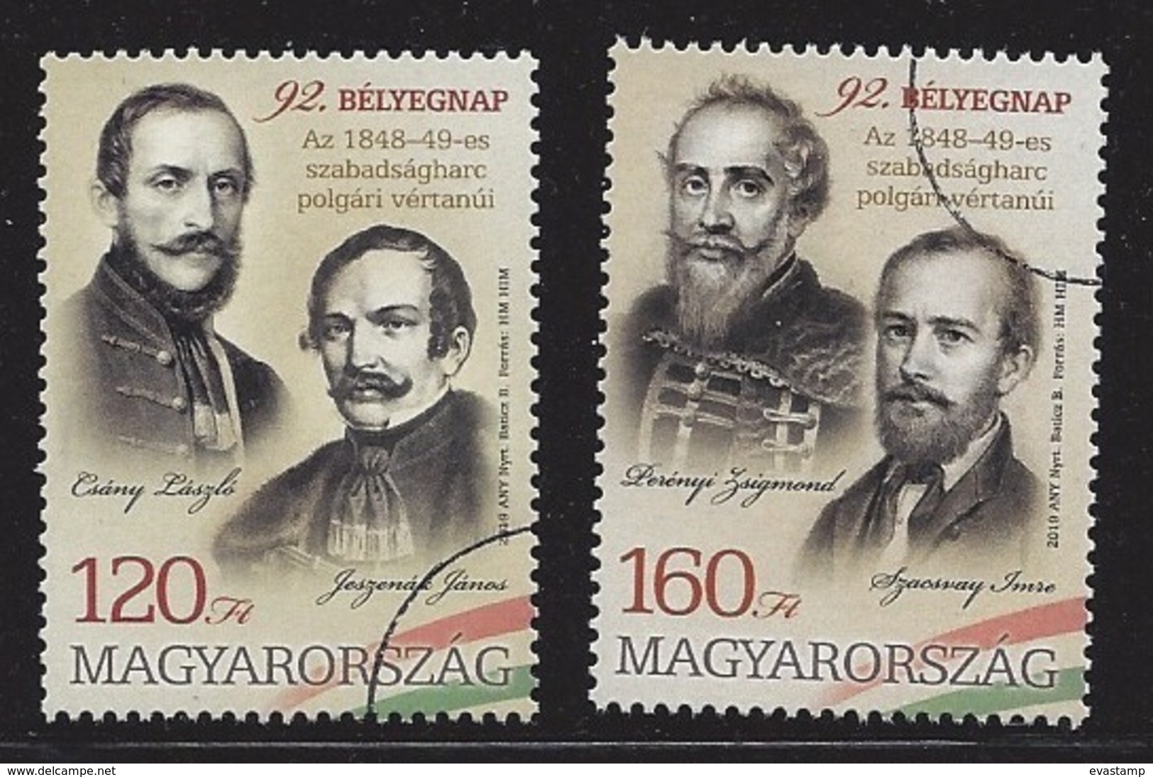 HUNGARY - 2019. Specimen Cpl.Set - 92nd Stampday / Military Martyrs - Revolution Of 1848/49 Mi.:6080-6081. - Essais, épreuves & Réimpressions