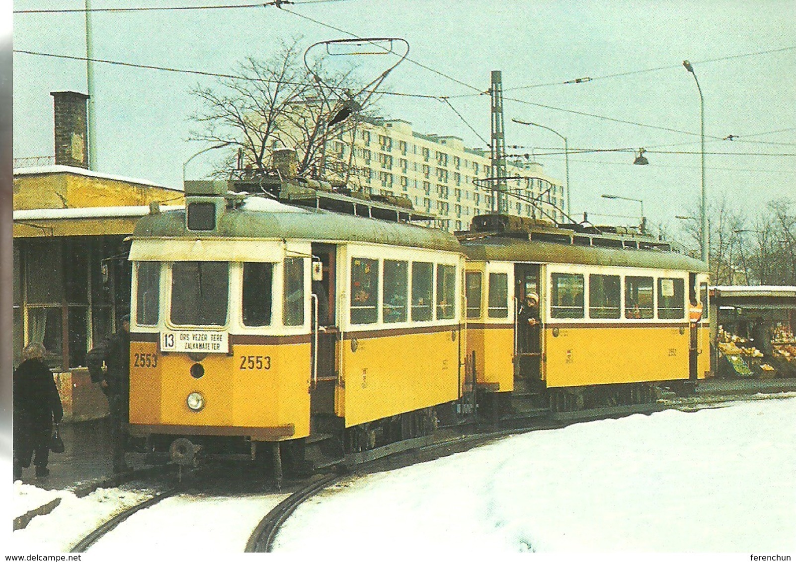 TRAM * TRAMWAY * RAIL RAILWAY RAILROAD * BKV END STATION * ORS VEZER SQUARE * KOBANYA BUDAPEST * Top Card 0231 * Hungary - Strassenbahnen