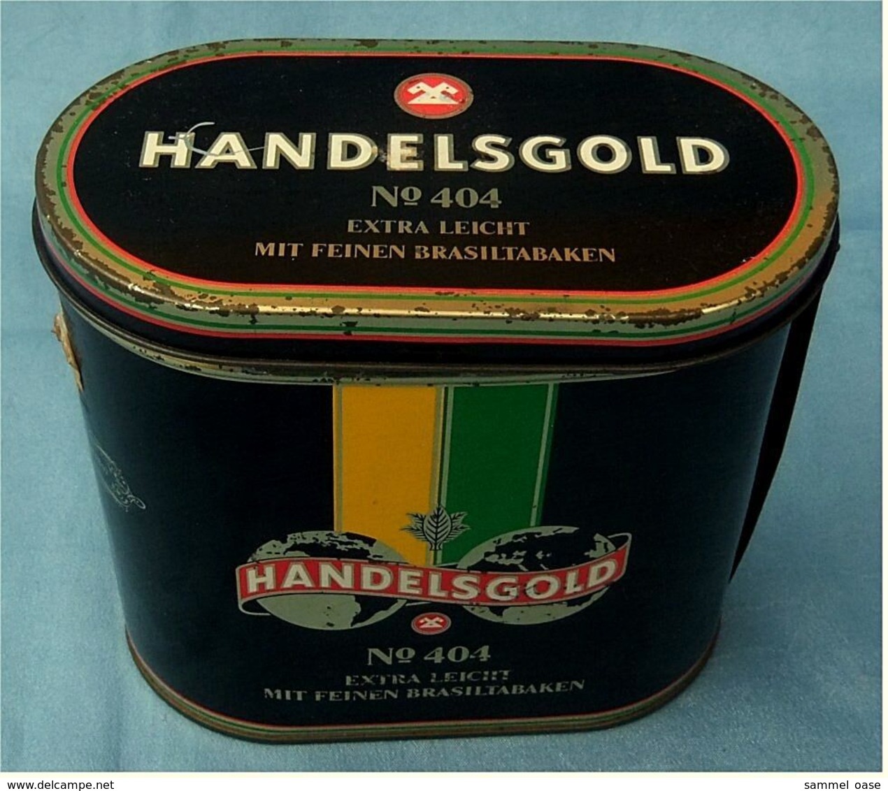 Alte Blechdose Handelsgold No 404 Extra Leicht - Ca. 13,5 X 13 X 7,5 Cm - Defekt   -  (pl) - Andere & Zonder Classificatie