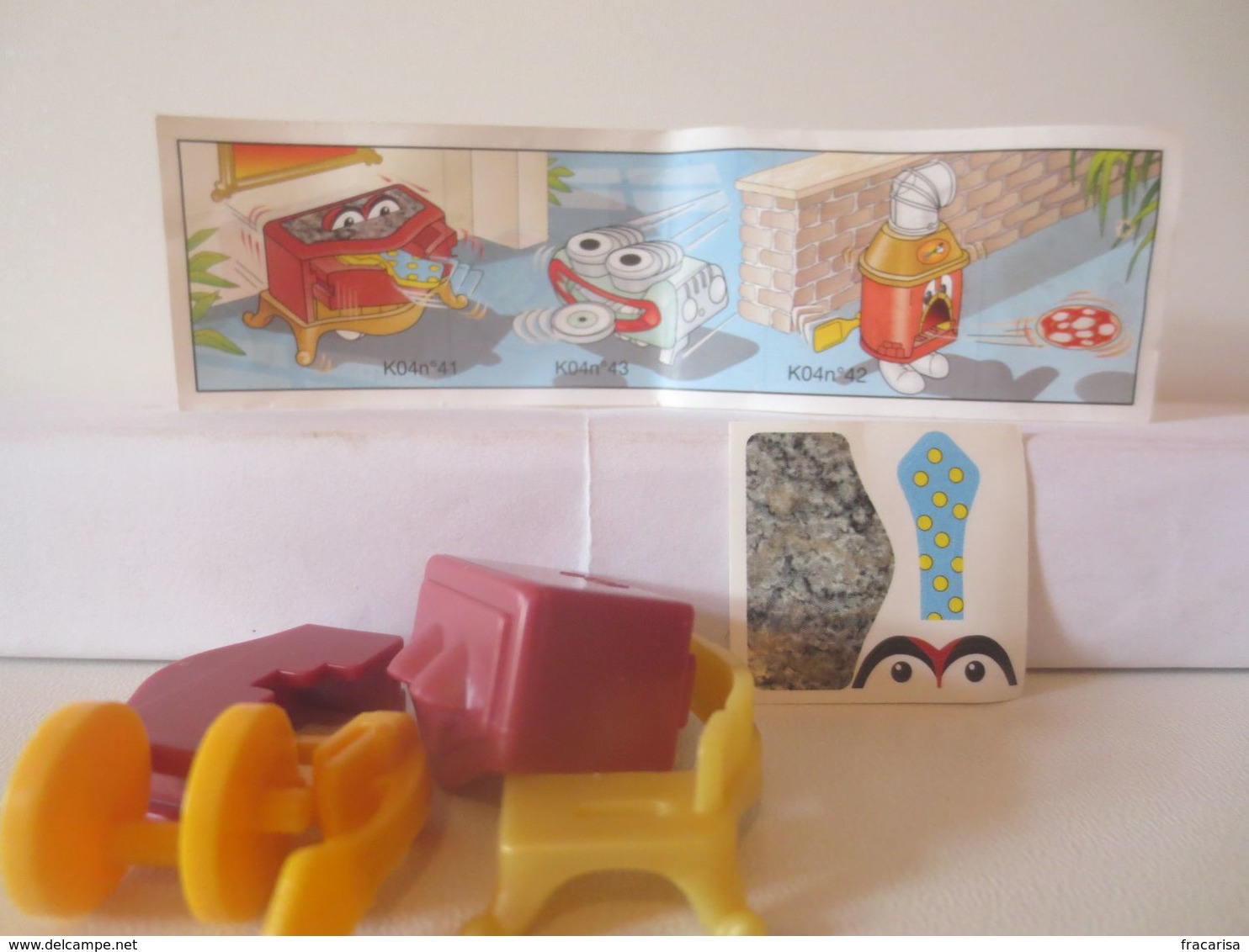 KINDER SURPRISE: K 04 N° 41 + Bpz + Stickers - Montables