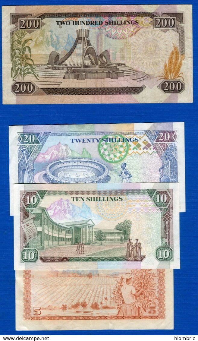 Kenya  4  Billets - Kenia