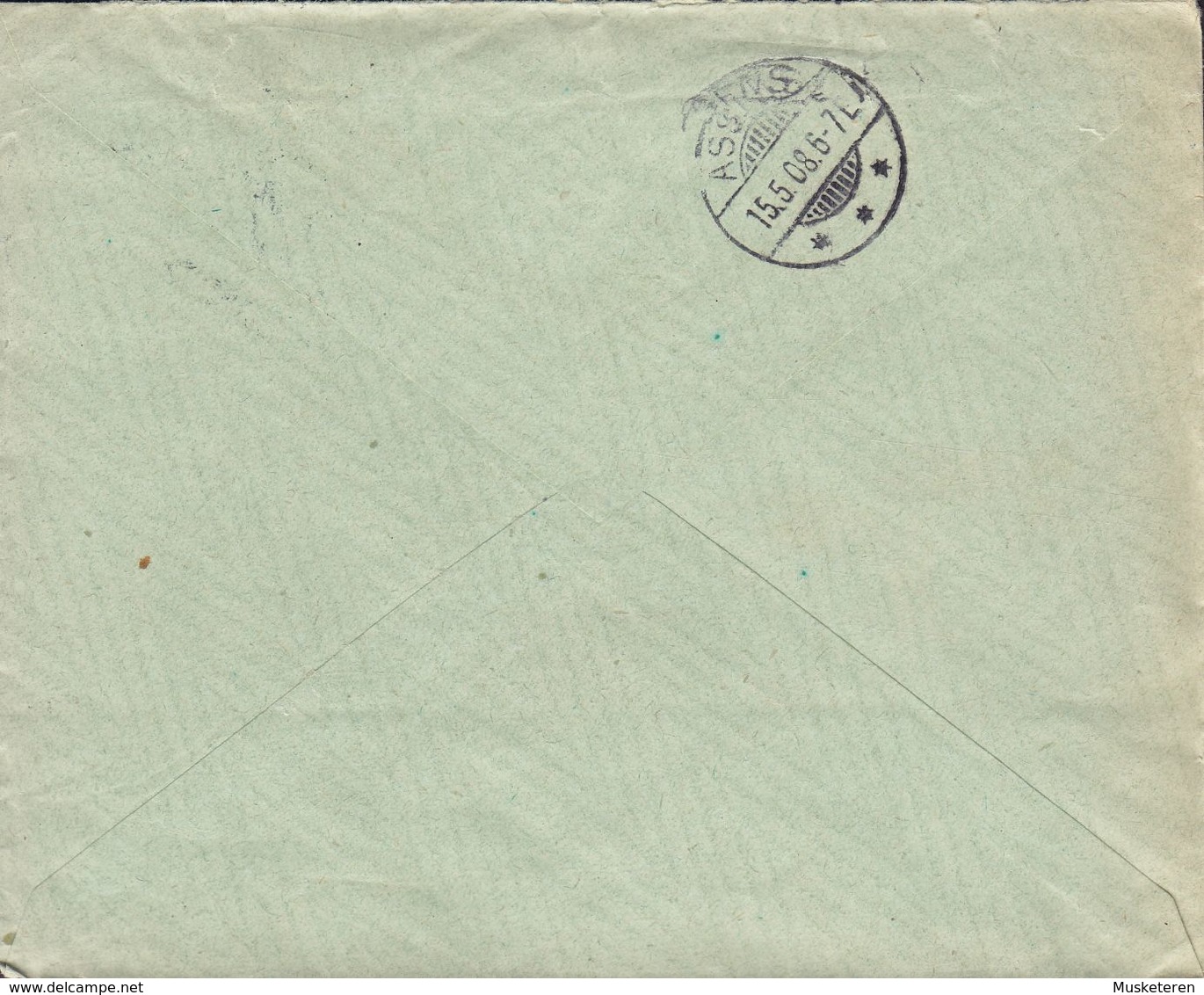 Denmark C. F. MÜLLERS Eftflgr. Brotype Ia KOLDING 1908 Cover Brief ASSENS (Arr.) ERROR Variety In '10' - Plaatfouten En Curiosa