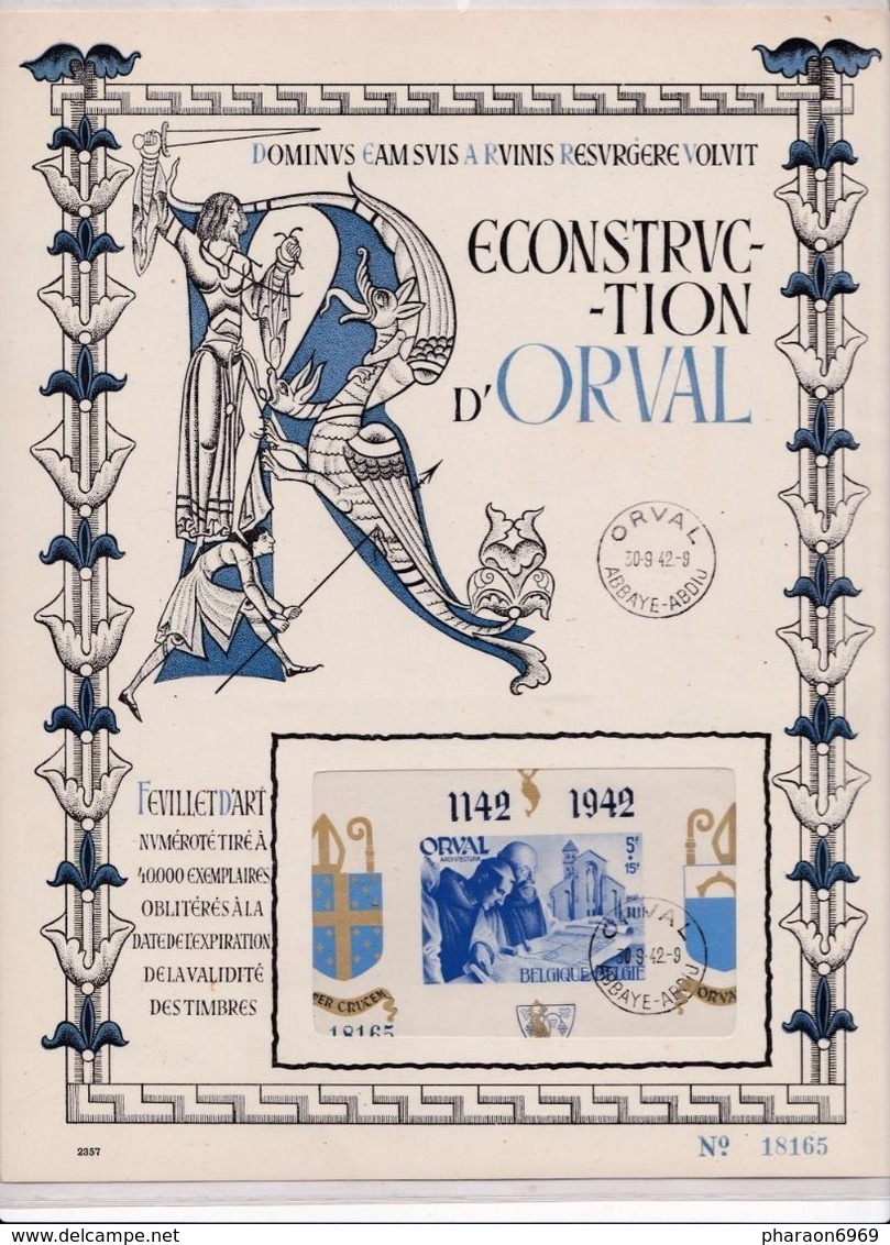 Feuillet Orval Bloc 12 - Feuilles Complètes & Feuillets