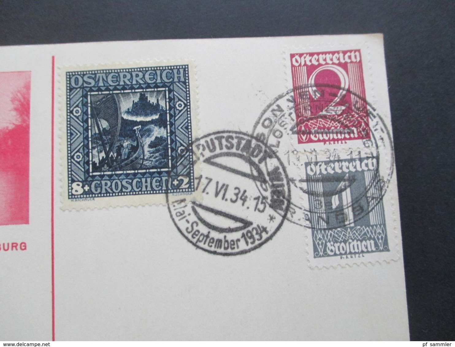 1934 Bildpostkarte Mit Abfertigungsstempel Liliput Ballonpost Frankiert MiF Nibelungen An Die Geschäftsstelle Der WIPA - Covers & Documents