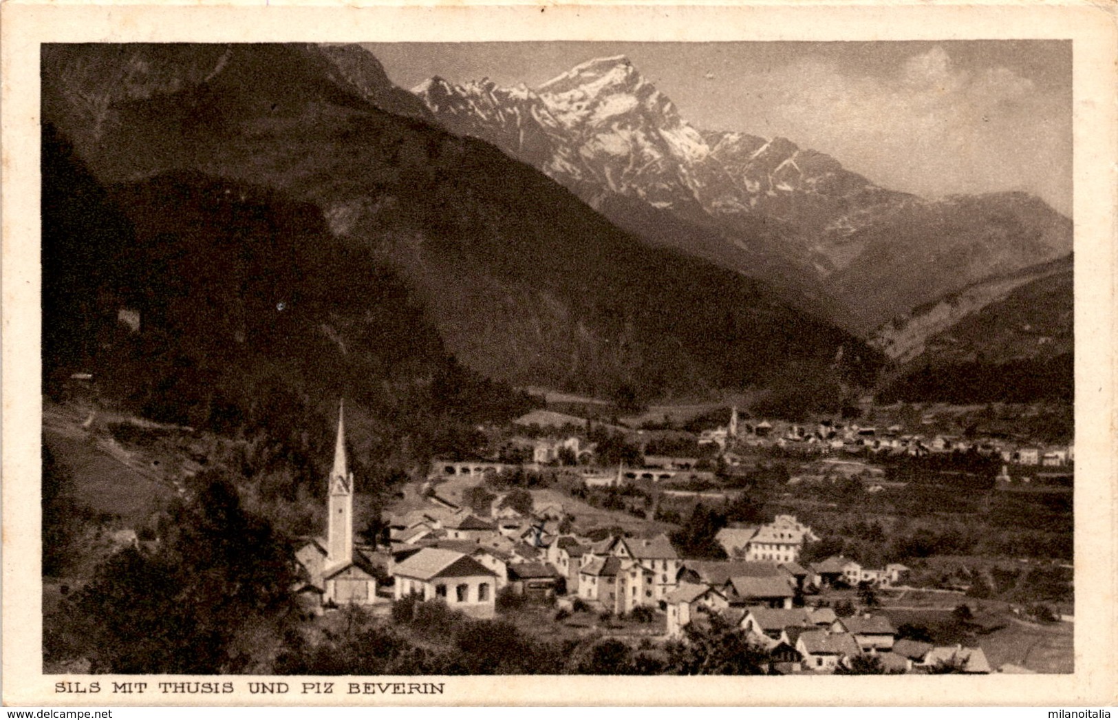 Sils Mit Thusis Und Piz Beverin - Bever