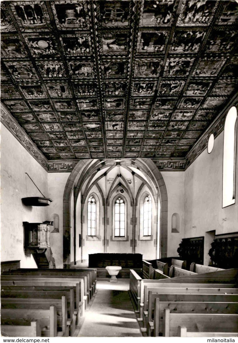 Zillis - St. Martins-Kirche, älteste Romanische Kirchendecke (5602) * 2. 9. 1961 - Zillis-Reischen