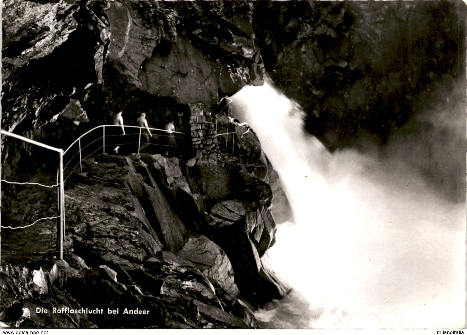 Die Rofflaschlucht Bei Andeer (5692b) (a) - Andeer