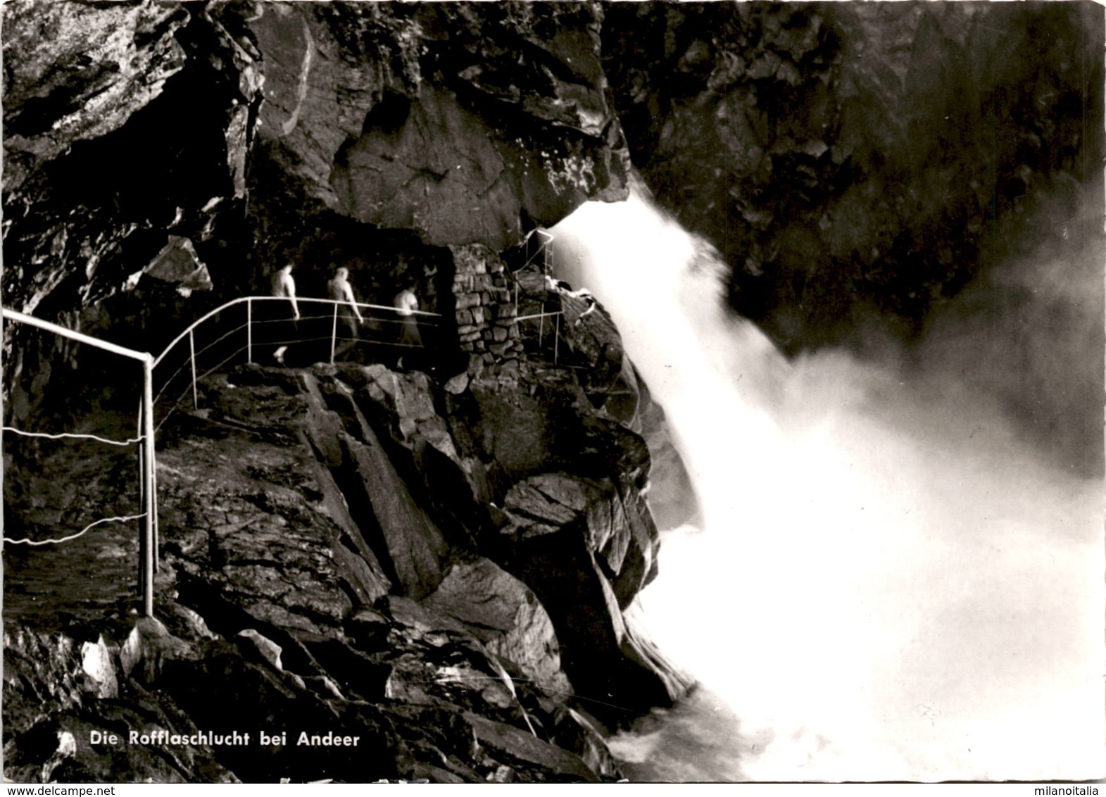 Die Rofflaschlucht Bei Andeer (5692b) (b) - Andeer