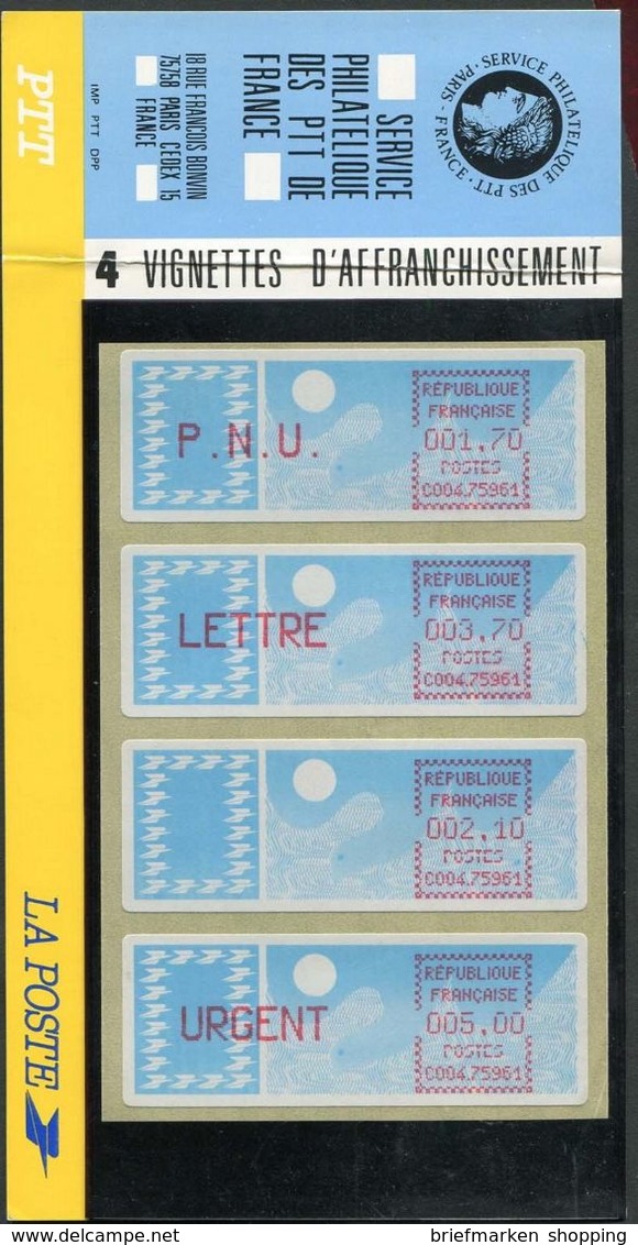 Frankreich - France - Francia -  France 1985 Distributeur - "La Plaquette" -  ** Mnh Neuf Postfris - - 1985 « Carrier » Paper