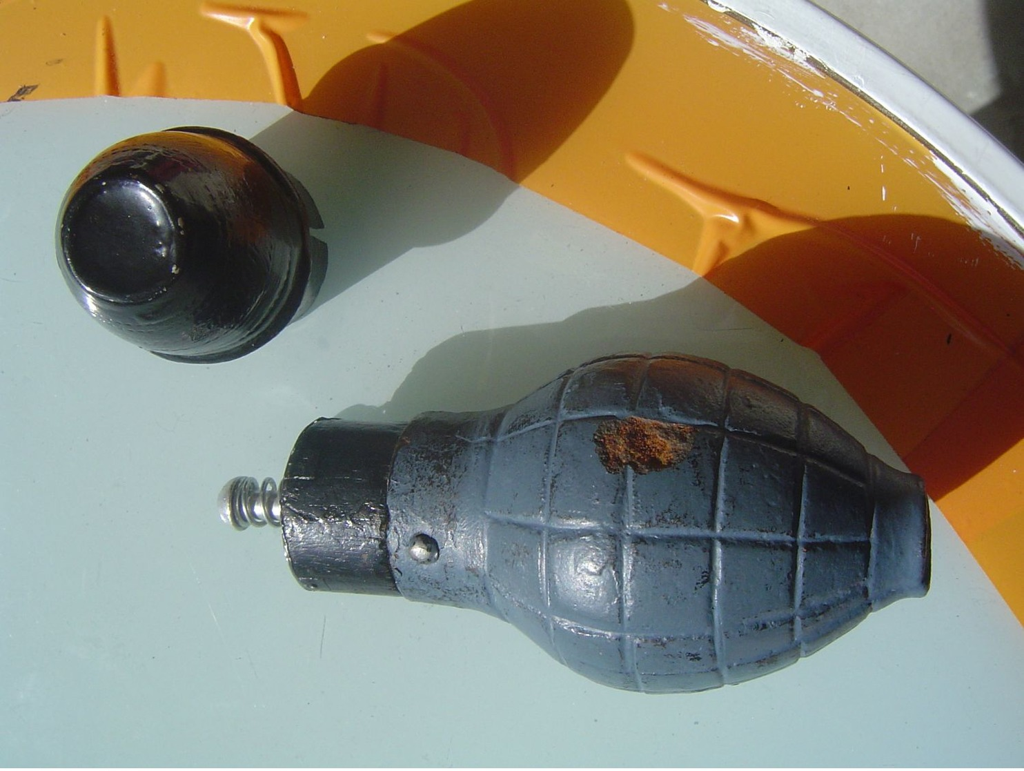 Grenade Citron  1914 Neutralisee INERTE - Sammlerwaffen