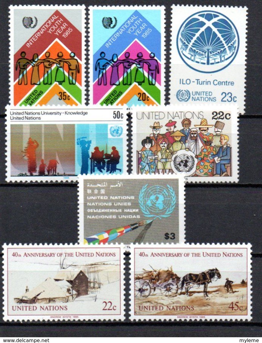 G39-25 Nations Unies N° 432 à 439 ** à 10 % De La Côte !!! - Unused Stamps