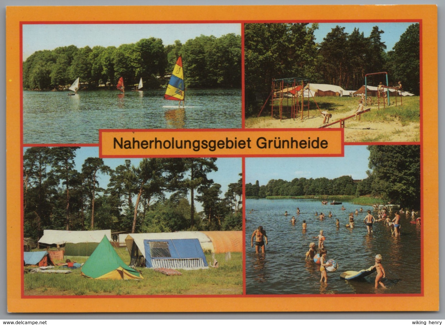 Grünheide Mark - Mehrbildkarte 3   Werlsee Möllensee Peetzsee - Gruenheide