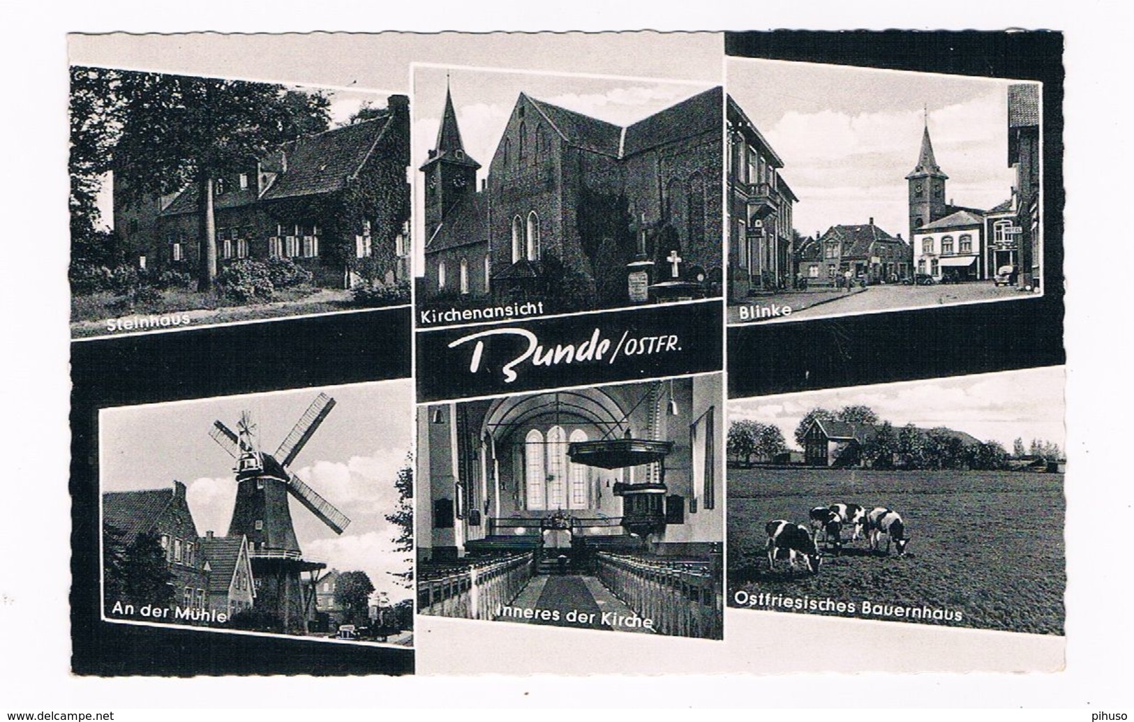 D-11172   BUNDE : Mit Mühle , Windmill - Leer