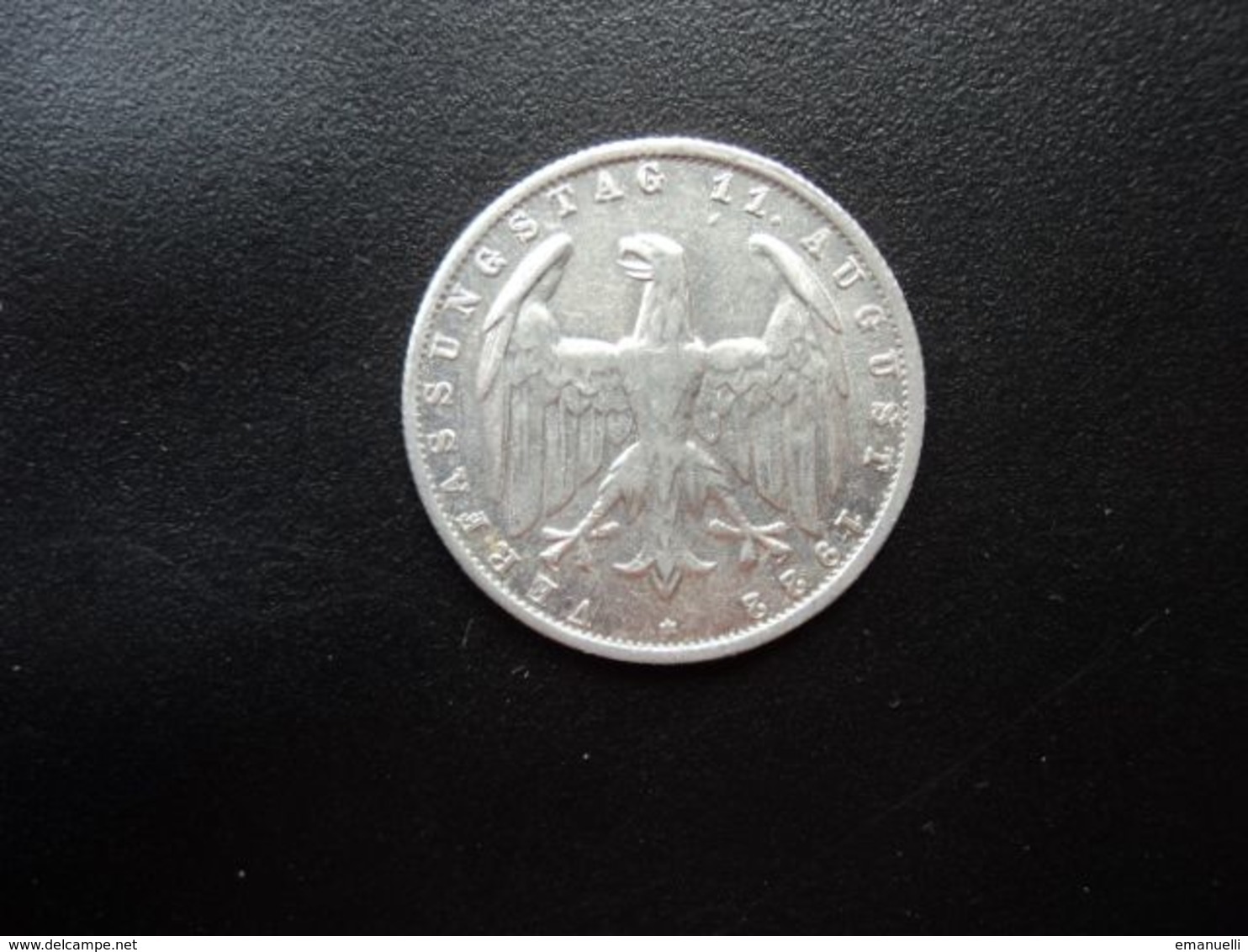 ALLEMAGNE * : 3 MARK   1922 G    KM 29      SUP+ - 3 Marcos & 3 Reichsmark