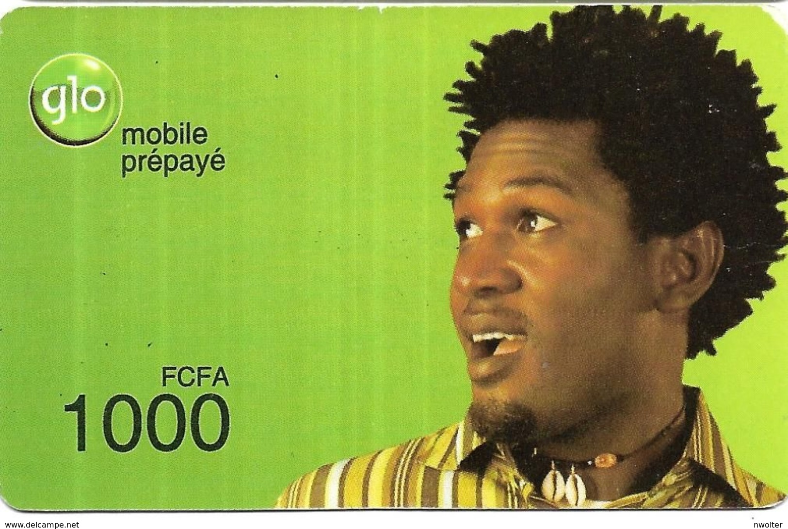 @+ Benin - Recharge GSM Glo - Homme (15/10/2011) - Bénin