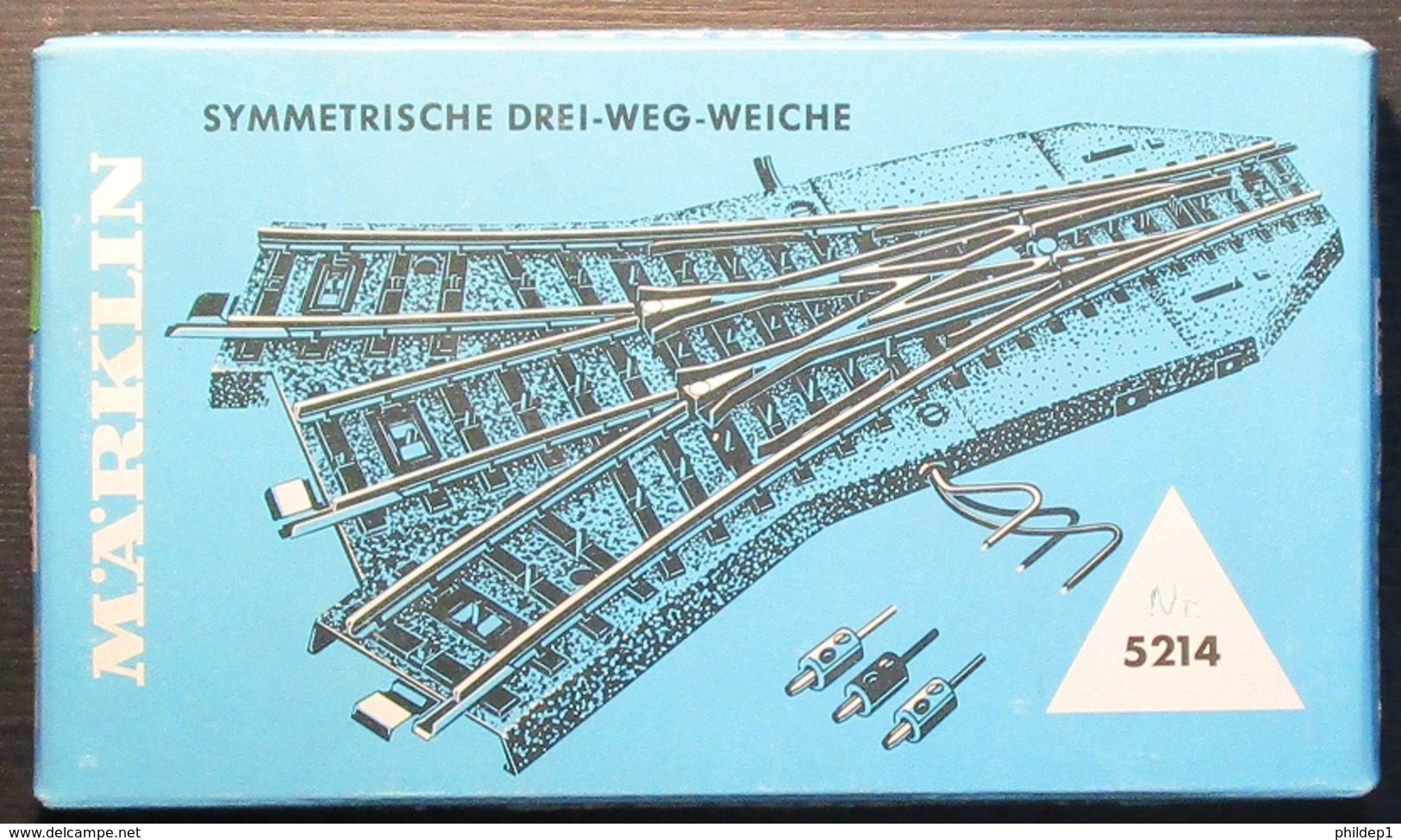 Marklin HO. Très Bel Aiguillage Triple N° 5214 En Parfait état De Fonctionnement. Testé - Rails
