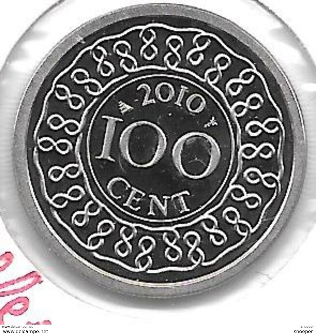 *suriname 100  Cents 2010  Km 23 Onley In Sets !!  Bu !! - Suriname 1975 - ...