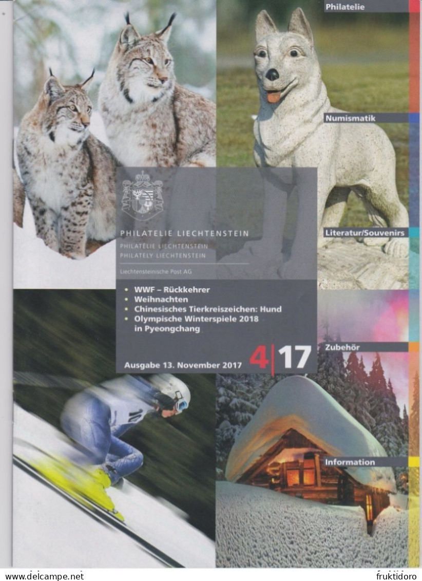 Liechtenstein Brochures 2017 200 Years Postal Services - Balzers - Paintings - Helmut Ditsch - Mountains - Collections