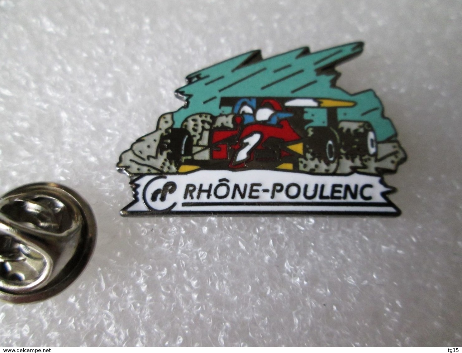 PIN'S     FORMULE 1  RHONE POULENC Email G F - F1