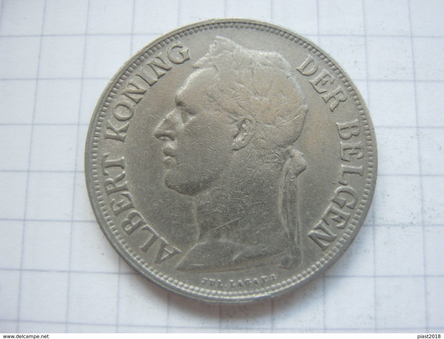 Congo Belgian , 1 Franc 1928 (flemish) - 1910-1934: Albert I