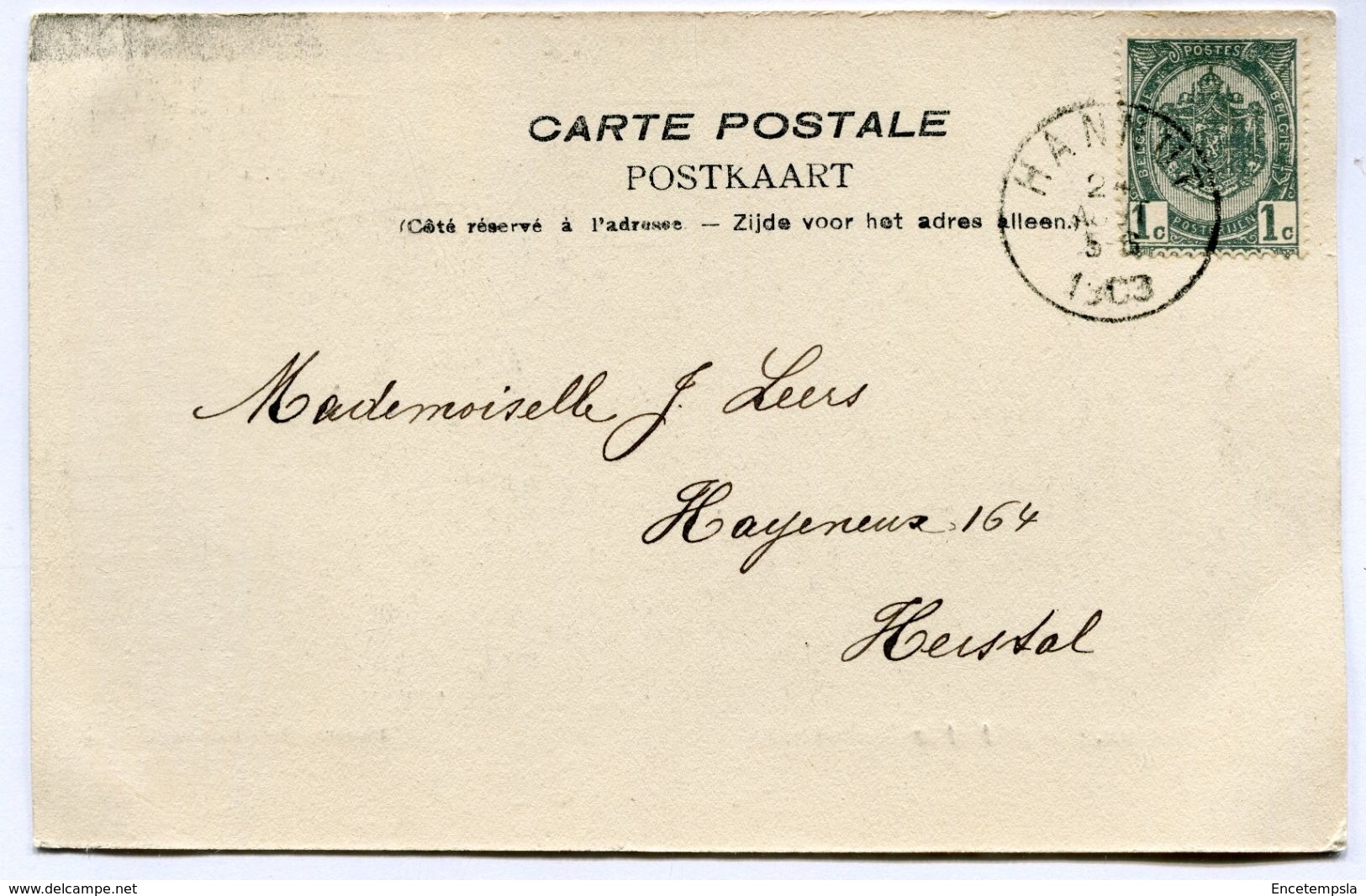 CPA - Carte Postale - Belgique - Esneux - Le Pont Et La Roche Trouée- 1903 (WB12927) - Esneux