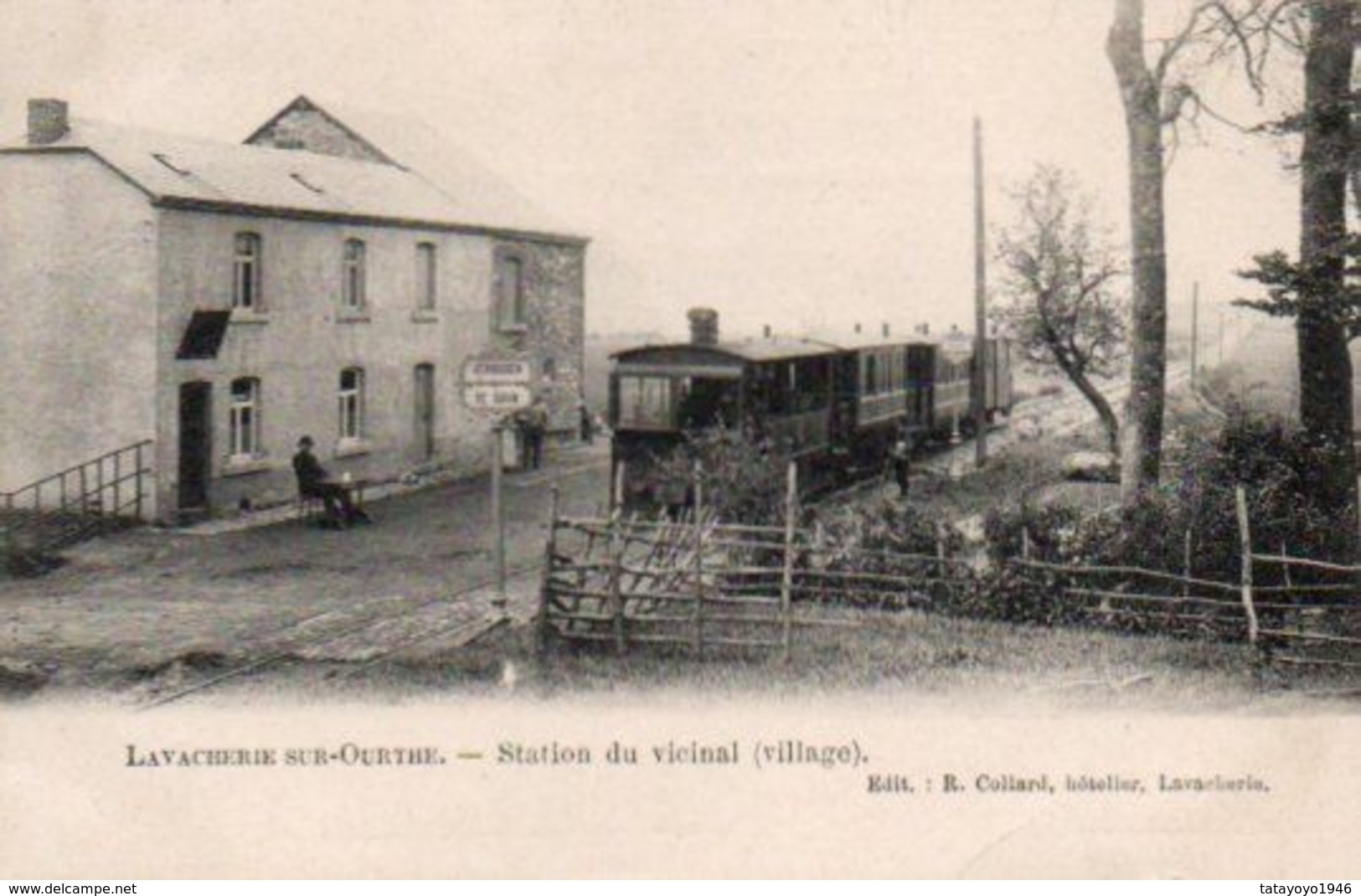 Lavacherie-sur-ourthe   Station Du Vicinal (village) N'a Pas Circulé - Sainte-Ode