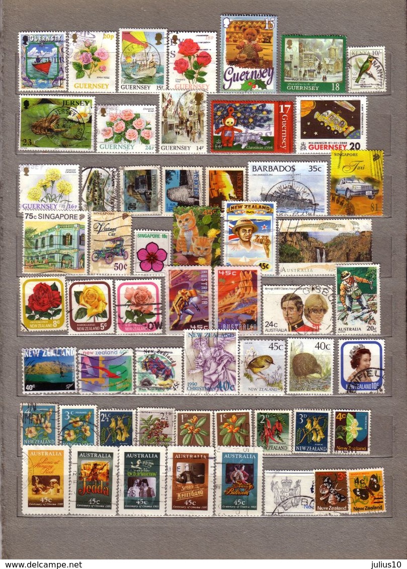 BRITISH COMMONWEALTH Used Gestempelt Oblitere Different Stamps Lot #10162 - Lots & Kiloware (mixtures) - Max. 999 Stamps