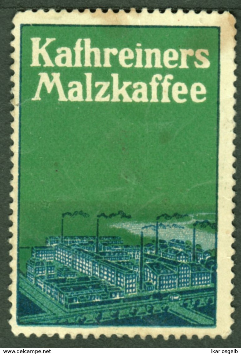 München 1913 " Kathreiner Malzkaffee " Vignette Cinderella Reklamemarke - Vignetten (Erinnophilie)