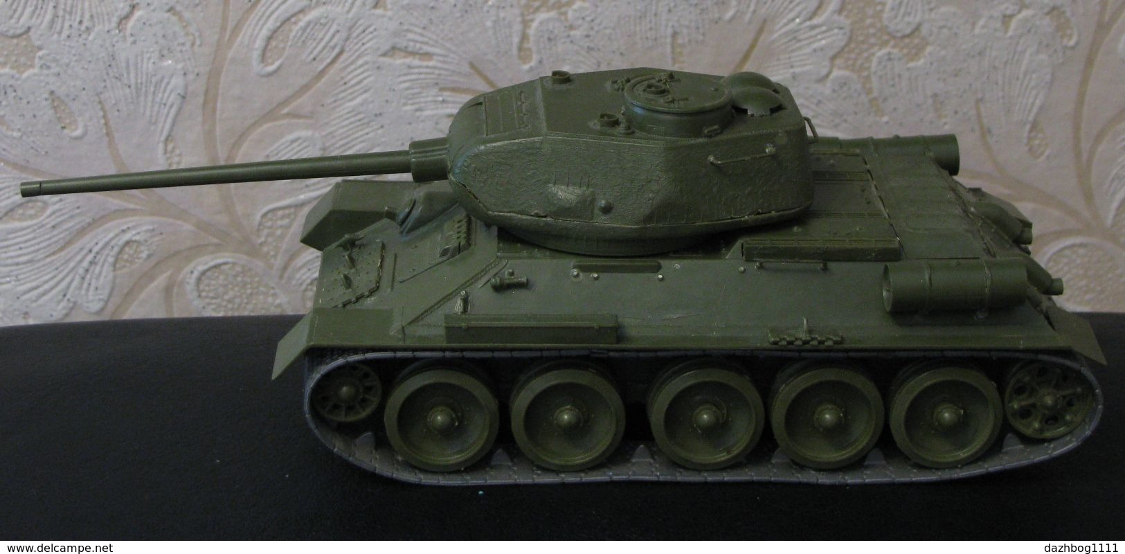 Russia Model Soviet Tank Т - 34 - 85 1944 Zvezda 1993 1:35 Handmade - Chars